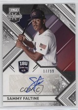 2018 Panini Elite Extra Edition 17/99 Trey Faltine Sammy #18U-SF Auto s3g