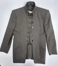 Giorgio Armani Collezioni 80s Vintage Blazer 6 Button Mandarin Italy 10/44