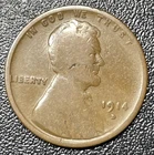 1914 D Lincoln Wheat Penny Copper Cent 1C Good Key Date