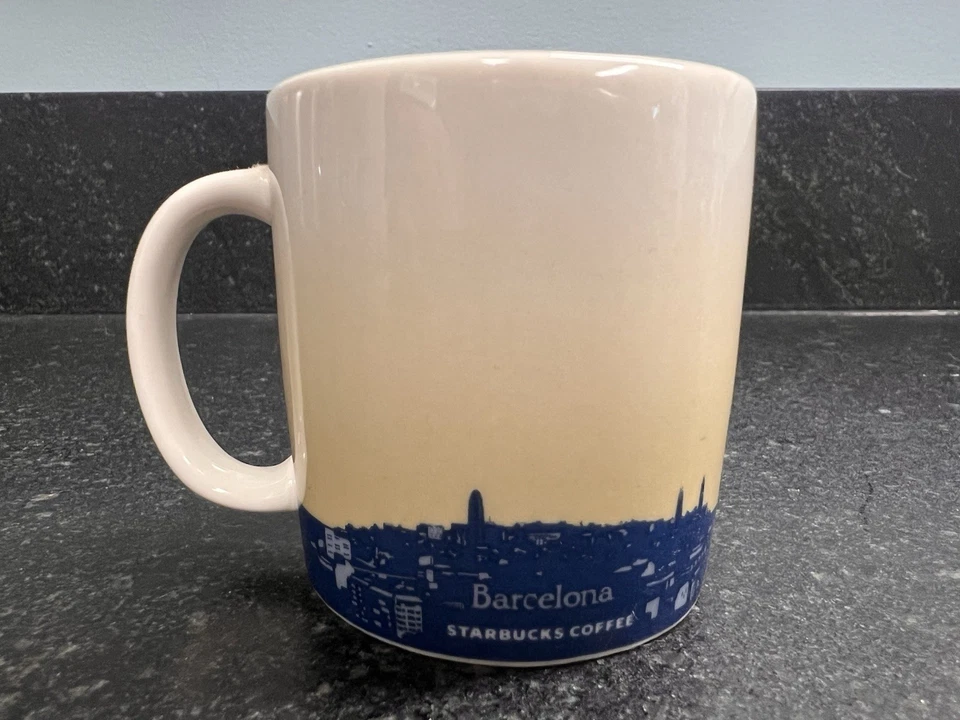 Starbucks Barcelona Spain - Set of Two Demitasse Espresso Mugs 3oz 2008 - Image 4 of 4