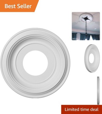 Decorative PVC Ceiling Medallion for Indoor and Outdoor Use