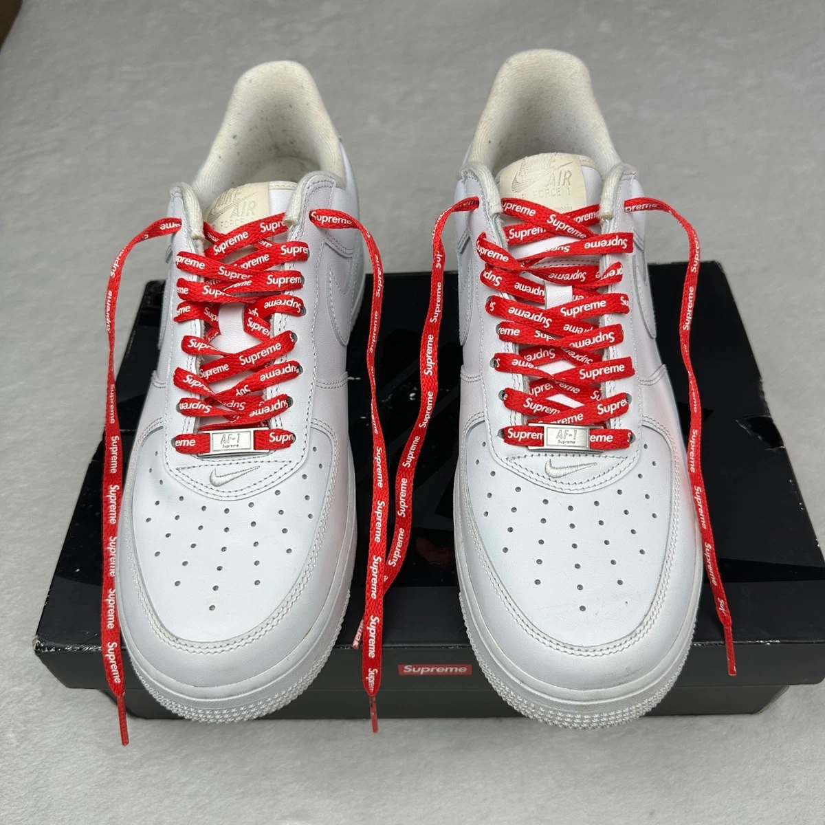 Nike Air Force 1 Supreme Gray for Sale | Authenticity Guaranteed