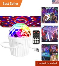 RGB Mini Disco Ball Light with Remote - Perfect for Home, Karaoke Parties