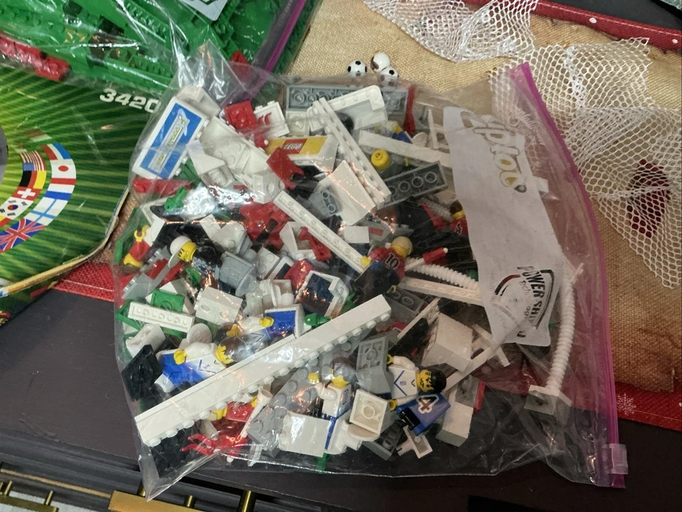 LEGO Sports 3420 Championship Challenge II 2002 juego suelto con bolas y minifiguras Foto 3 de 4