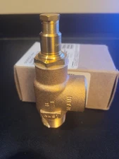 3/4" CashAcme Type FWC 25-175 Pressure Relief Valve Brass New Open Box Lead Free