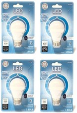  4 bulbs GE 37208 LED A15 Ceiling Fan Light Bulb, 60 watt equivalent,