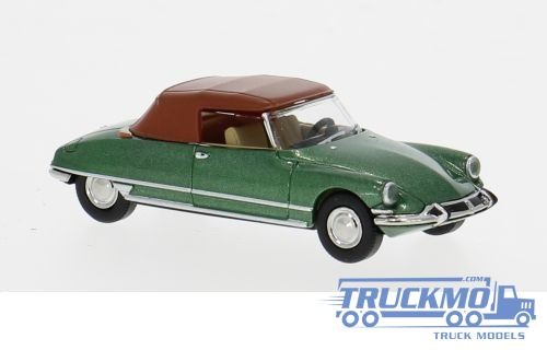 Brekina Citroen Ds Cabrio Chapron Geschlossen GrüN 14238-image