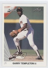 2012 Leaf Memories 1990 Leaf Buyback Silver Foil 1/20 Garry Templeton #102 0s3