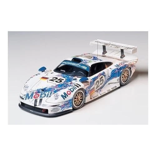 Tamiya 1/24 Porsche 911 GT1 Le Mans Twin-Turbo Kit 24186 Racing Car NUOVO - Immagine 2 di 3