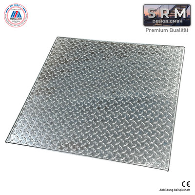 Schachtdeckel mit Rahmen vollverzinkt 16 x 16 cm bis 101 x 101 cm Kanalabdeckung