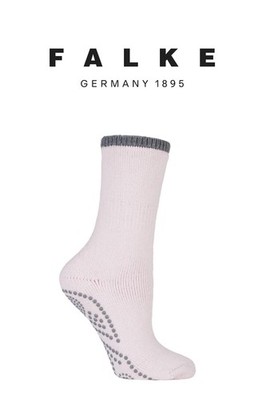 FALKE Cuddle Pads Womens Slipper Socks in 2 Sizes Black White Blue Pink - 1 Pair