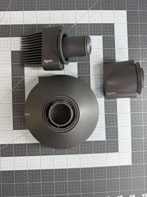 Dyson Supersonic Diffuser Wide Tooth Comb Dryer Attachment 3pc Lot