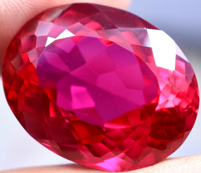 Extremely Rare & Natural 59.02 Ct SUNRISE RUBY GGL Certified Loose Gemstone