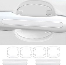 8 Pcs Transparent Car Door Handle Protector Stickers, Universal Anti-Scratch Pro