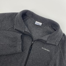 Columbia Jacket Womens Extra Large Gray Benton Springs Full Zip Fleece Gorpcore