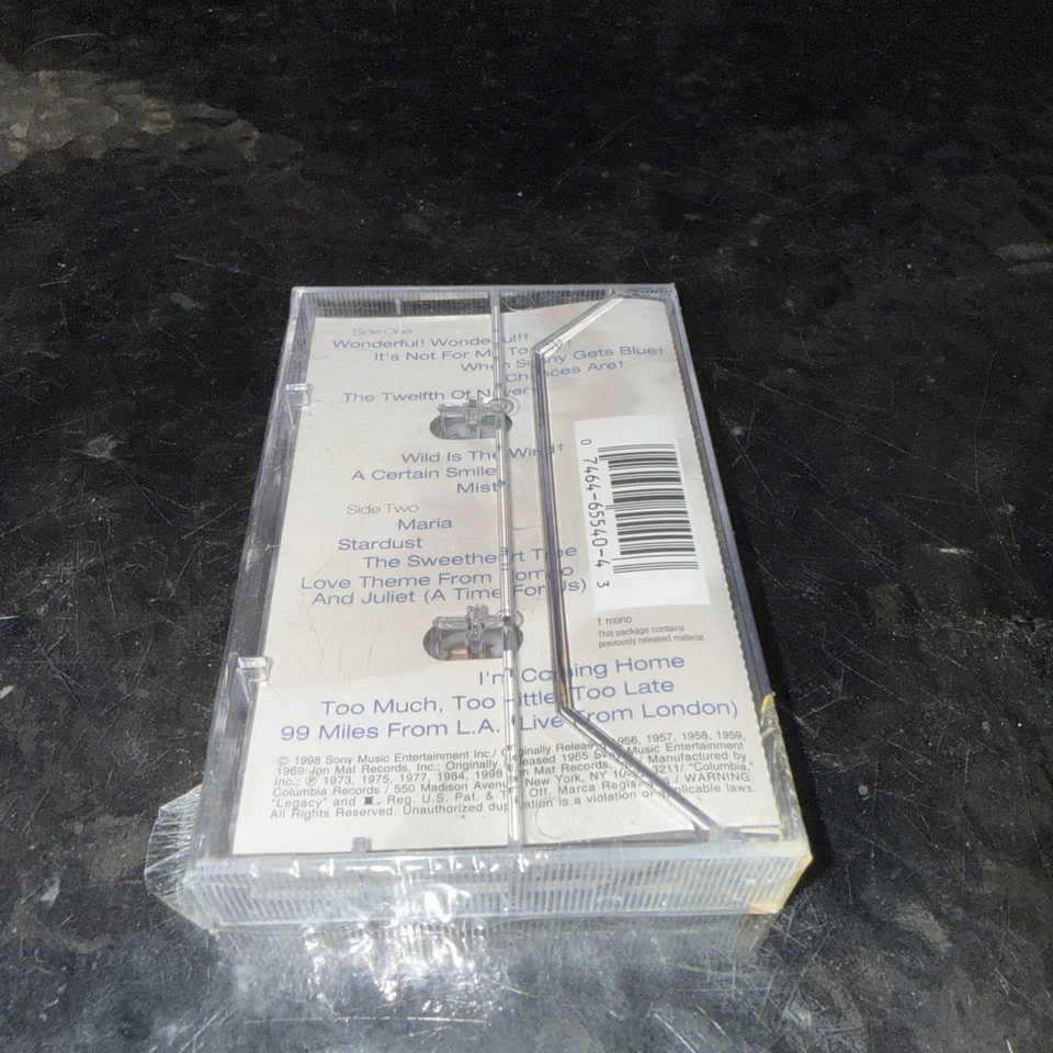 Johnny Mathis The Ultimate Hits Collection Cassette Tape - Image 2 of 3