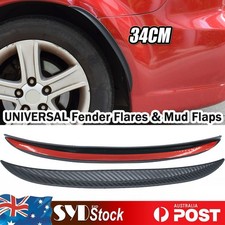 2Pcs Universal Fender Flares Wheel Arch Trim Carbon Look For Car SUV 4WD