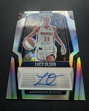 Panini 2025 Prizm WNBA Lucy Olsen Mystics Rookie Signatures Auto Card #SG-29