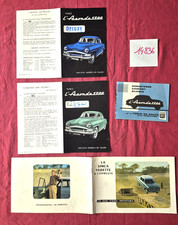 N°14836 / SIMCA catalogue Vedette et 3 dépliants Aronde 1300
