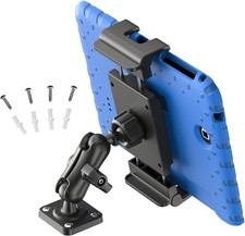 PLDRO Tablet Wall Mount Holder with Drill Base, Adjustable iPad Wall