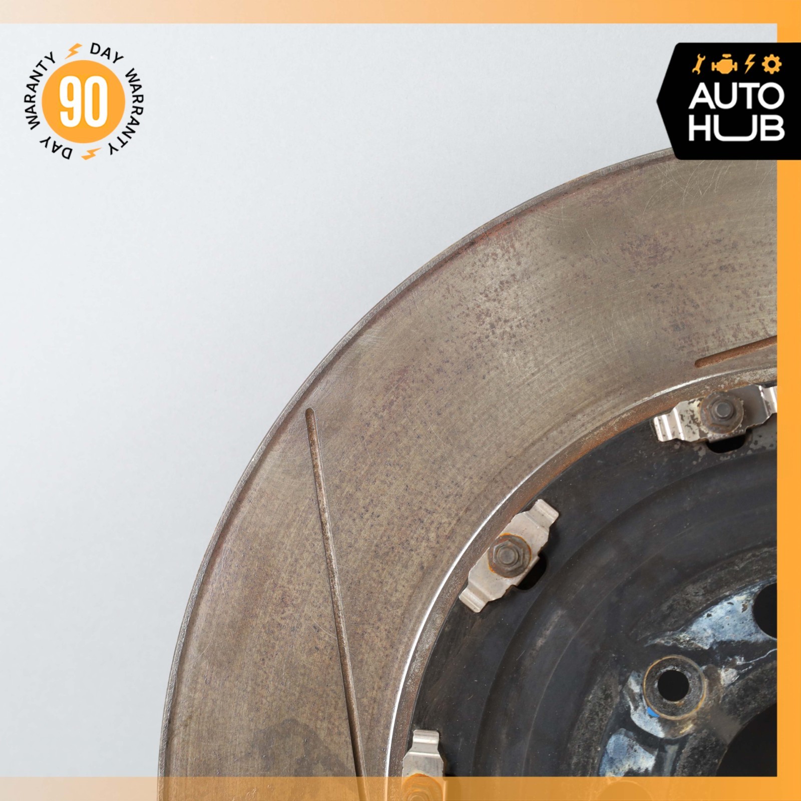 12-16 Aston Martin V8 Vantage Front Side Brake Rotor Set BG331125AA OEM 26k