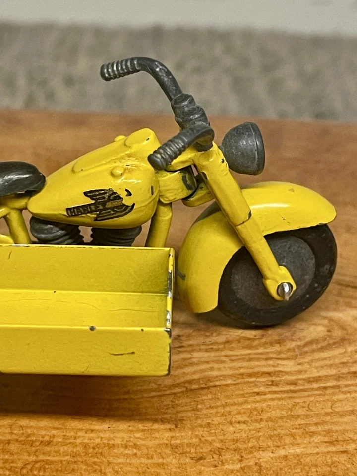 TEKNO DENMARK #764 Harley Davidson 摩托车 带 SIDECAR 罕见 — 第 2/4 张图片