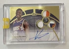 Khaman Maluach 2025-26 Topps 3 Basketball Rookie 3 Patch Auto Prime Gold # 4/10