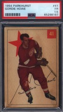 1954 Parkhurst #41 Gordie Howe Red Wings PSA 1.5
