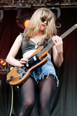 #ad Lindsey Troy of Deap Vally performs on Day 2 of Austin City Limits Old Photo AU $10.00