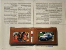 1991 Honda Civic 4 Door Two Page Print Ad Pride Joy