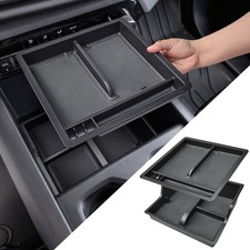 X-tker 2pcs Center Console Organizer Compatible 2024 2025 2026 Chevy Silverado X-tker 2pcs Center Console Organizer Compatible 2024 2025 2026 Chevy Silverado
