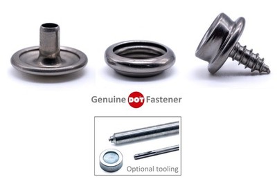 Druckknopf Presse 3/8'' Nieten Kit 316 Edelstahl Canvas Abdeckung für Bootsdeck