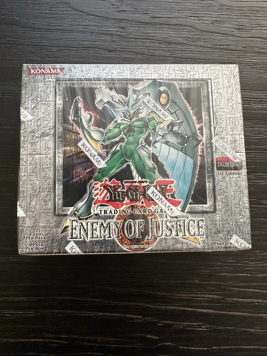Yu-Gi-Oh! TCG Enemy of Justice Sealed Collectible Card Game Boxes