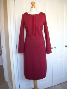 boden red velvet dress