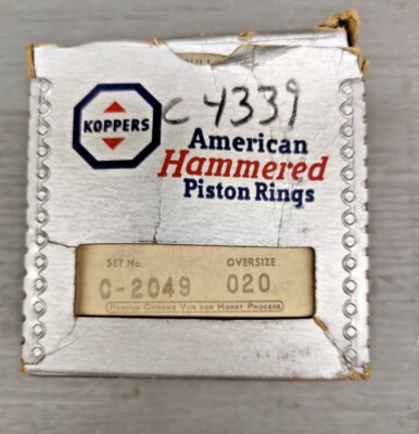 1942-59 Dodge Plym. 6cyl piston ring set American Hammered # C2049 .020, 3-1/4''
