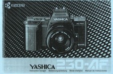 Yashica 230 AF Camera Instruction Manual Reprint