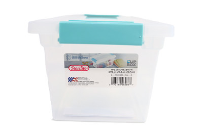 STERILITE 19628604 BOX CLIP MEDIUM CLEAR