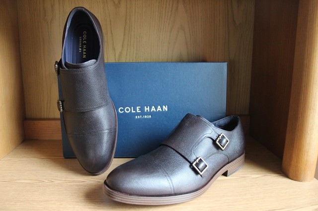 cole haan henry grand double monk strap