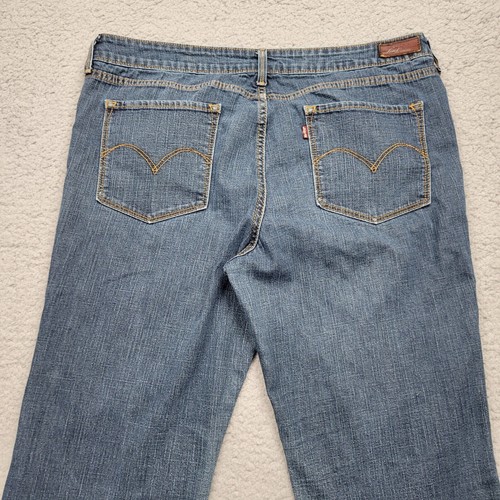 Jeans Levi's para mujer 34 azul Demi Curve pierna recta 34x28* - Imagen 14 de 19