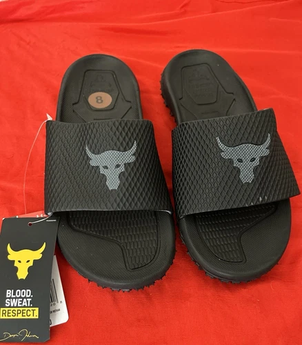 Under Armour UA Project Rock Slides 2.0 3.0 Michelin Wild Gripper Soles BSR