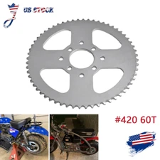 420 Chain 60T 8 Holes Sprocket For Predator 212cc 196cc 6.5hp Go Kart Mini Bike