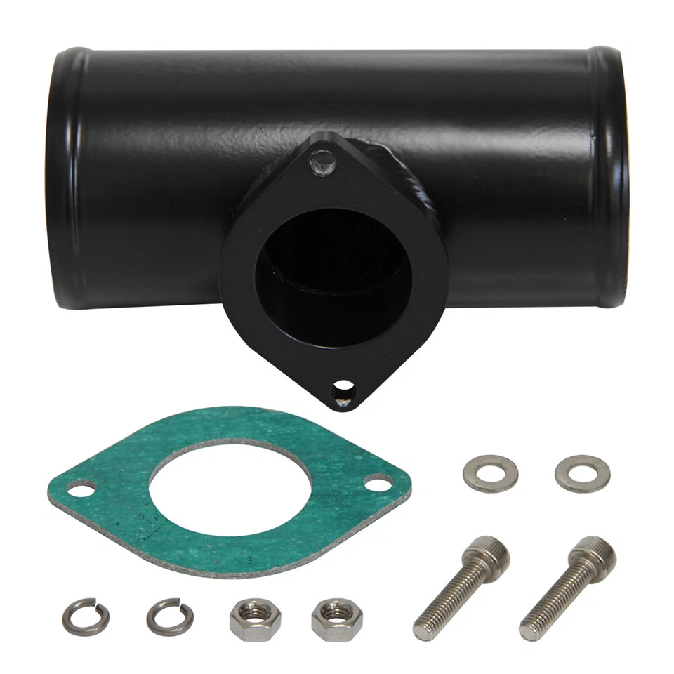 Tubo de brida turbo de 2,75" 70 mm para adaptador de válvula de soplado GD-RS FV RZ BOV negro Foto 4 de 4