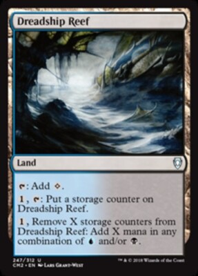 Dreadship Reef Light Play, English Magic the Gathering MTG Commander Anthology V