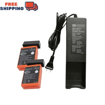 QA109600 Battery Charger 220V + 2x 1500mah BA225030 Battery for HBC Radiomatic