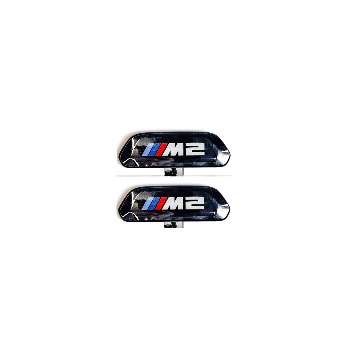 BMW Genuine M2 F87 Front Seat Backrest Illuminated Badge Emblem 