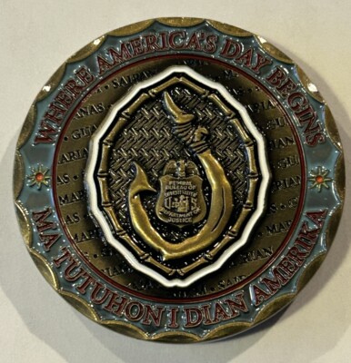 FBI Federal Bureau of Investigation Saipan Resident Agency V3 Challenge Coin