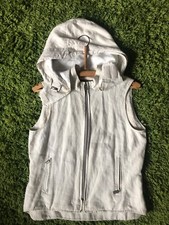 Thomas Burberry Vintage Oatmeal Beige 100% Linen Fitted Hoody uk Size 12