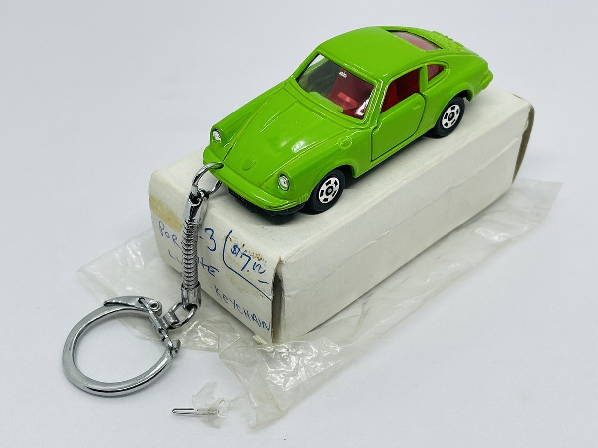 Tomica Tomy F3-1-25 Porsche 911S - Keychain - Light Green - Made