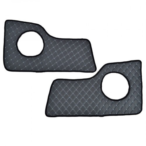 2x Pannello Porta Tappetini per Volvo FH3 & FH2 Trucks Spesso Grigio Italiano - Bild 1 von 2