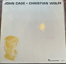 JOHN CAGE/ CHRISTIAN WOLFF-S/T Time Records 1963 Mono Electronic Vinyl OP